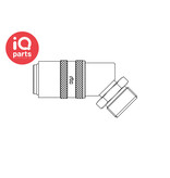 RTC RTC Snelkoppeling 45º | Cilindrische buitendraad | Met ventiel | Type 090 | DN 09
