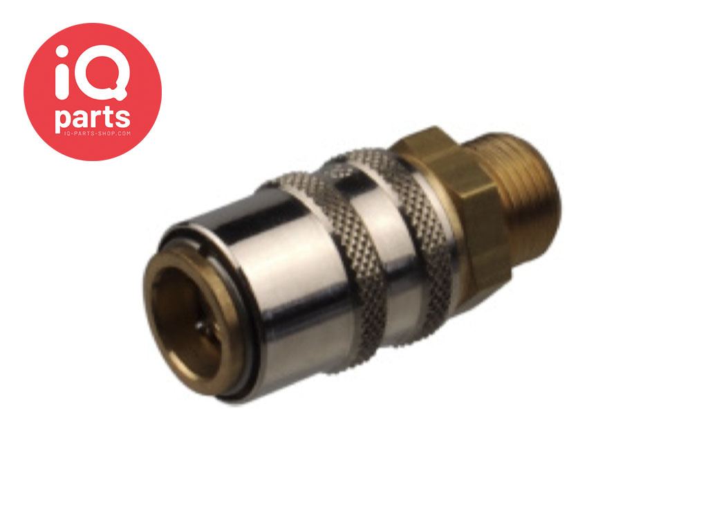 RTC Quick Coupling | Cylindrical male thread | without valve | Type 090 | DN 09