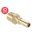 IQ-Parts SAE J2044-Messing  Einschraub-Stecknippel für Normaquick® SR Single Lock und SAE Style Quick Connector