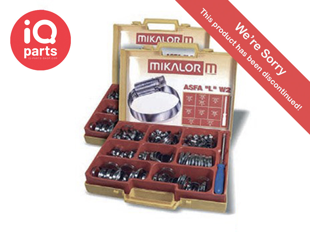 Assortment boxes ASFA-L - 9 mm Hose Clamps | W2 | W4 | W5