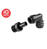 John Guest® John Guest® Elbow Connector Push-Fit/BSPT male thread | Swivel