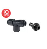 John Guest® John Guest® Tee Push-Fit/BSP Einschraubkupplung (Run) | Drehbar