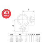 IQ-Parts IQ-Parts Pipe connector | Three Way Top Corner 90º | Type 18
