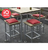 IQ-Parts IQ-Parts Pipe connector | Corner With Through Tube 90° | Type 20