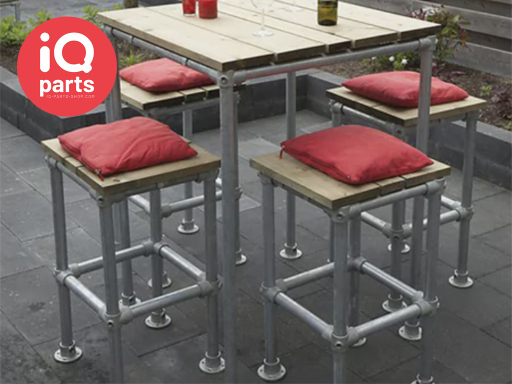 IQ-Parts IQ-Parts Pipe connector | Corner With Through Tube 90° | Type 20