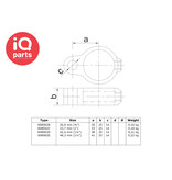IQ-Parts IQ-Parts Rohrverbinder | Toröse/Stellringauge | Typ 62