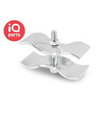 IQ-Parts IQ-Parts Bouwhekklem / Hek klem | ø 48,3 mm | Inbusbout