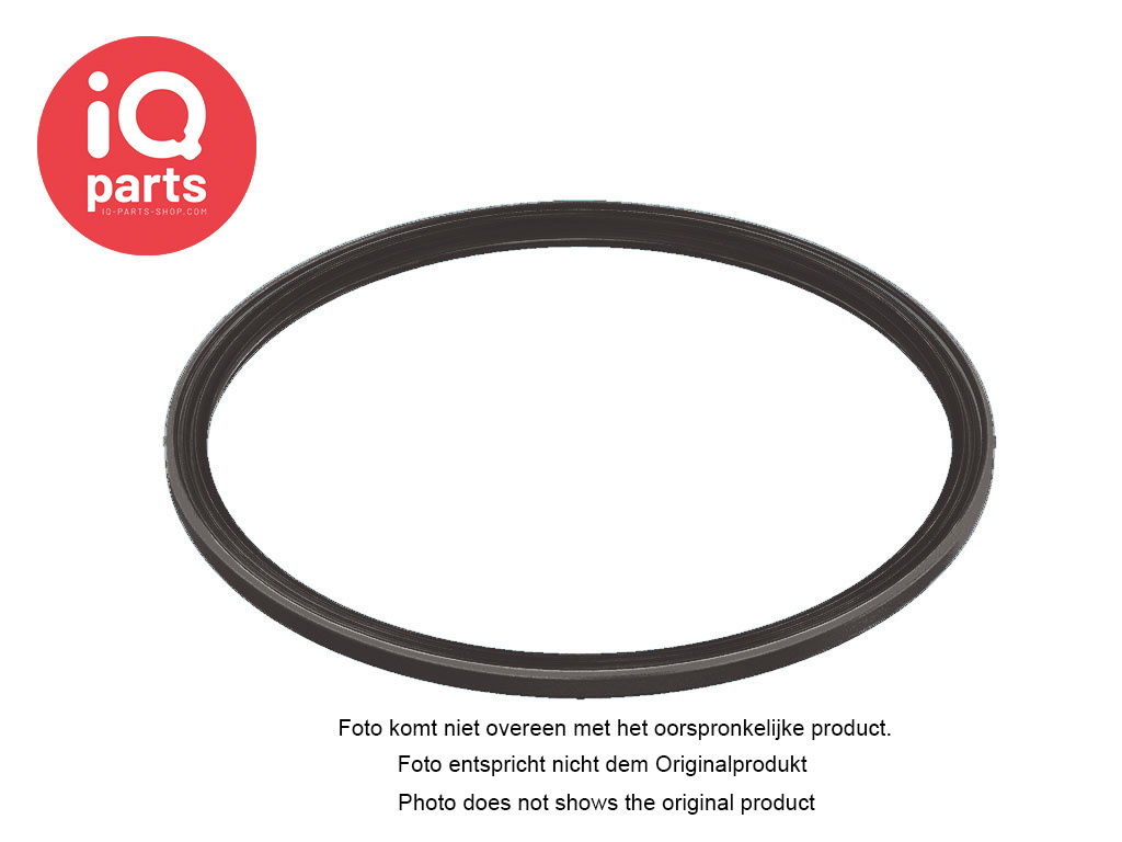 IQ-Parts Bördeldichtringe | Silikon | 1, 2 oder 3 mm Rohrwandstärken