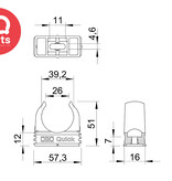 OBO-Bettermann OBO - SQuick-Schelle | Typ 2955 | Polypropylen | Grau