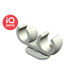 OBO-Bettermann OBO - Base clamp clip | Double | Typ 2962 | Polypropylene | Grey