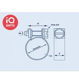 JCS JCS - Mini Clip  9 mm | W1 (Galvanised)