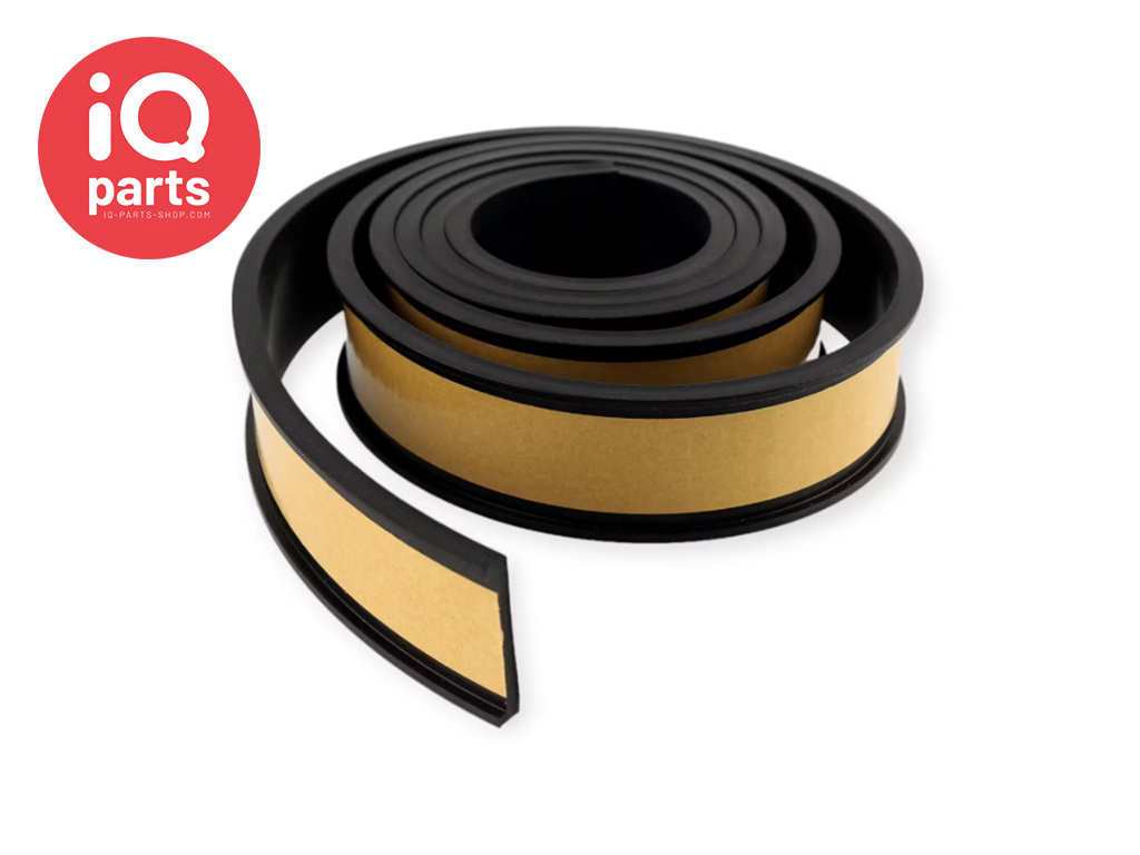 Rubber U-Profiel | EPDM | Zelfklevend | 20-25-30 mm