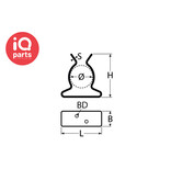 IQ-Parts IQ-Parts Bootshakenklemme | Edelstahl AISI 304 (A2)
