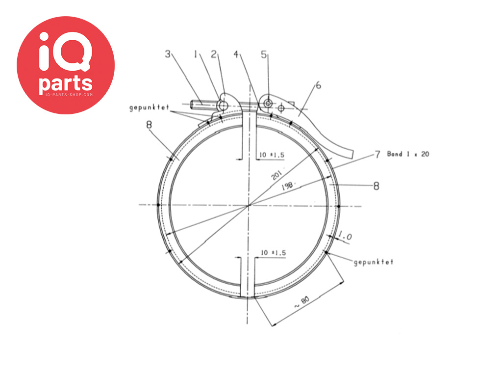 NORMA V-Band clamp |  Quick release | Type "ZY" | W4