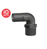 TruDesign TruDesign - 90º Slangtule Lang | BSP Buitendraad | Nylon (Glasvezel versterkt)