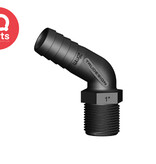 TruDesign TruDesign - 120º Schlauchverbinder Lang | BSP-Außengewinde | Nylon (glasfaserverstärkt)