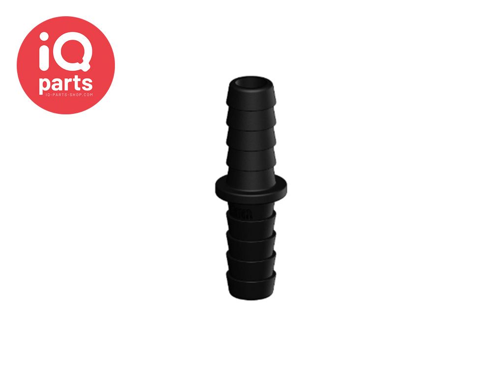 Hose Connector Inline | 2x Hose Tails Long | Nylon (Fiberglass reinforced)
