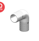 TruDesign TruDesign - 90º Schlauchverbinder | 2x Schlauchtülle Lang | Nylon (glasfaserverstärkt)