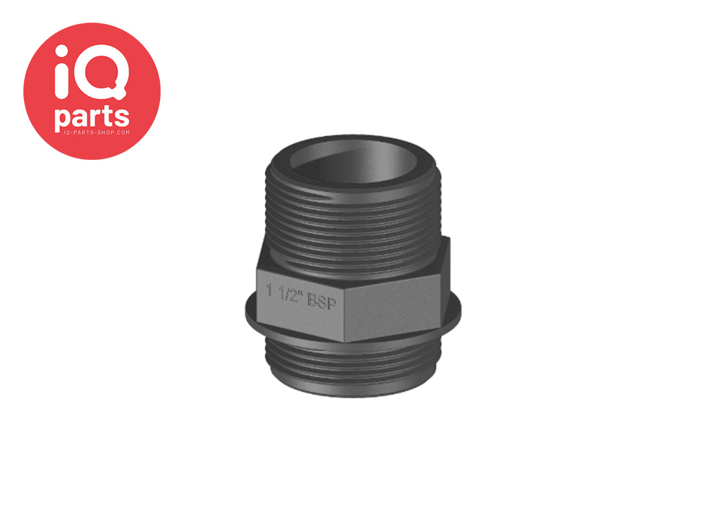 TruDesign TruDesign - Connector | 2x Buitendraad | Nylon (Glasvezel versterkt) | 1½" BSP