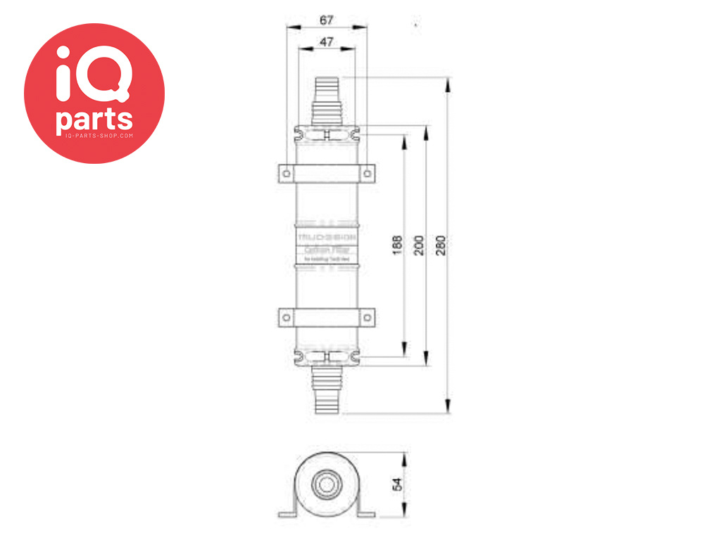 TruDesign TruDesign - Aktivkohle-Geruchsfilter für Abwassertank
