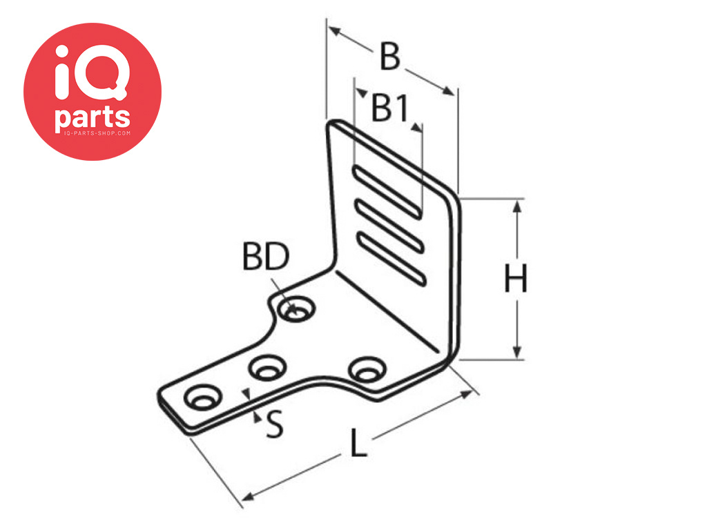 IQ-Parts IQ-Parts - Bevestigingsset voor reddingsvlotten en tanks | Polyester band | RVS AISI 316