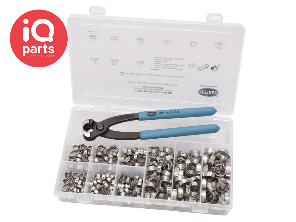 Oetiker Assortimentsdoos Traploze Oorklemmen 167 | Drankindustrie | W4 | 301-delig