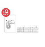 IQ-Parts IQ-Parts - Winkel | Schlauchtülle | Außengewinde |  Messing vernickelt | BSPT