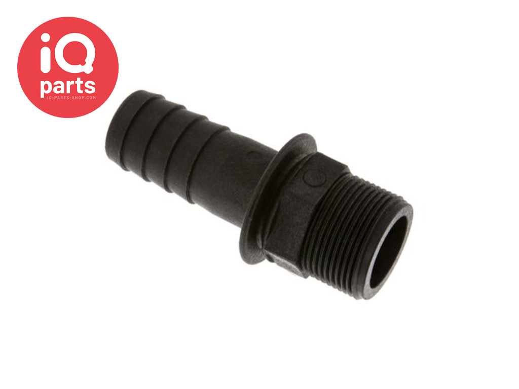 IQ-Parts Male Thread Hose barb | Polypropylene | BSP | Black