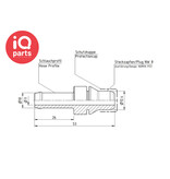 IQ-Parts Normaquick - VDA Hose Barb / push in spigot NW08 - 10 mm hose connection