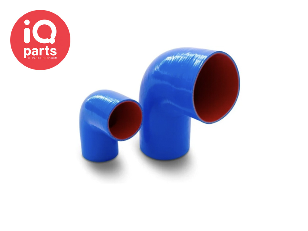 IQ-Parts Siliconen Marine Natte uitlaat slang 90° bocht