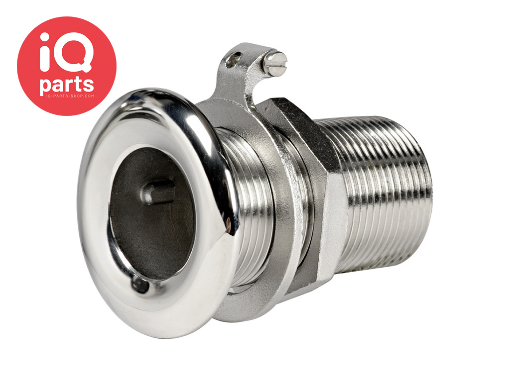 Osculati Skin Fitting | All-Thread | Stainless Steel AISI 316