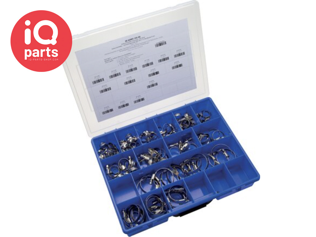 NORMA Assortiments doos | Slangklemmen | W4 | 9 mm | 105 stuks