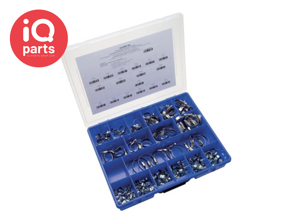 NORMA Assortment box | Hose clamp | W1 | 9 mm | 205 pieces
