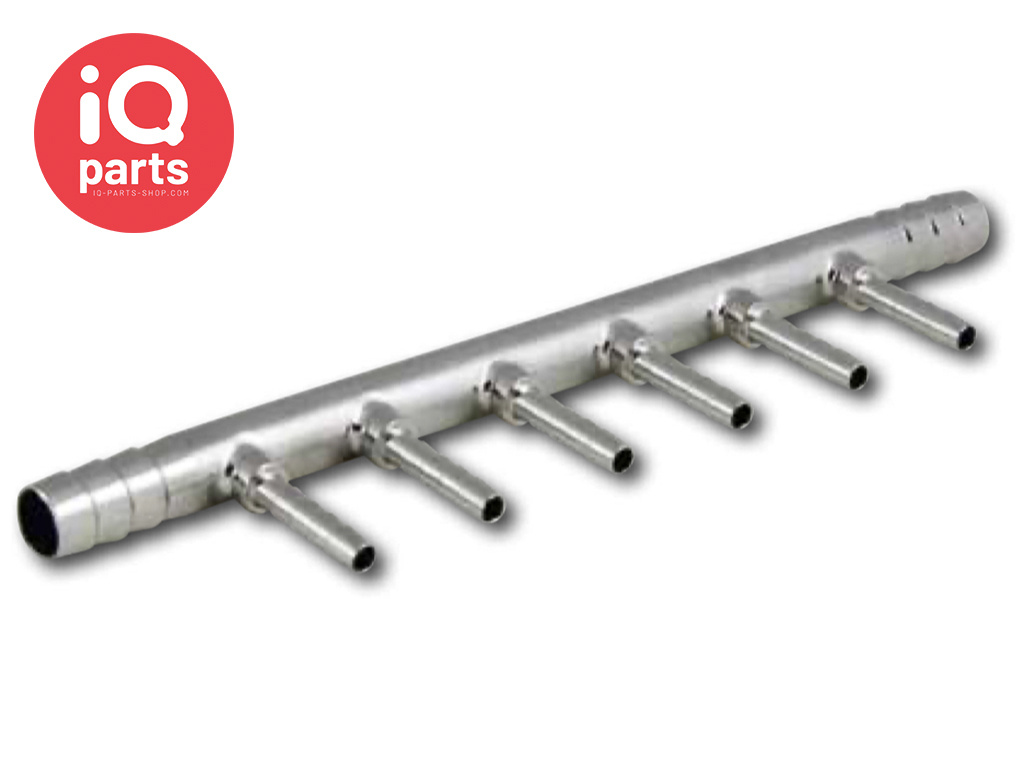 IQ-Parts Waterverdeler Recht | RVS 304 (1.4301)