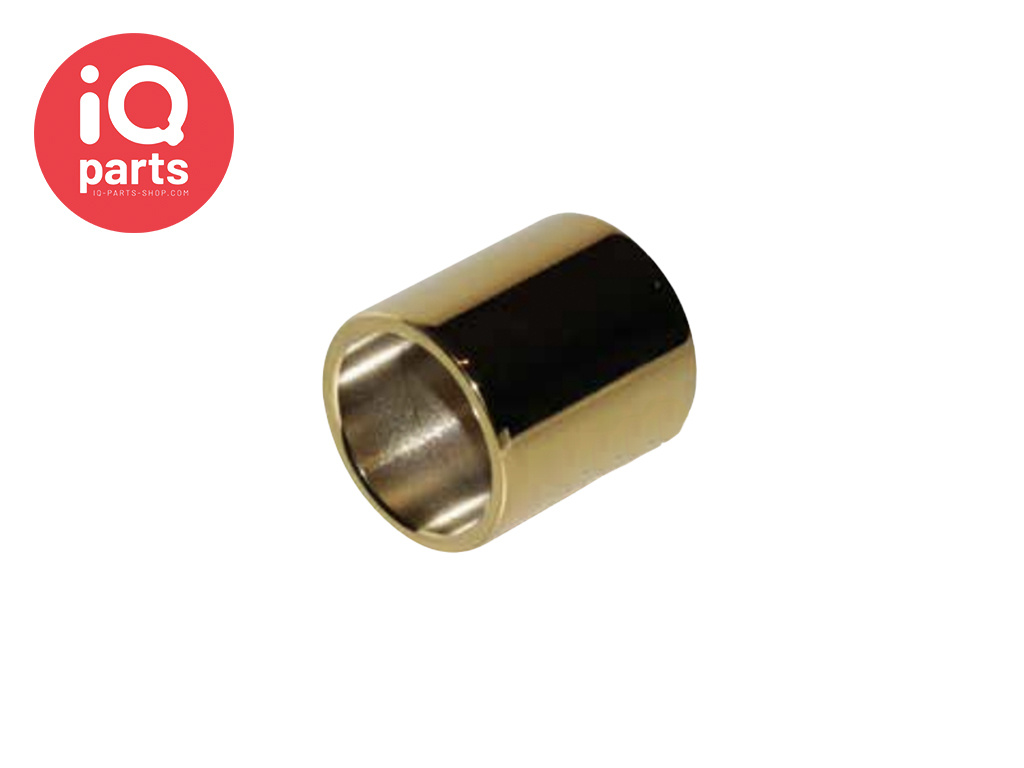 IQ-Parts Distanzhülse | Messing vernickelt | PVD gold beschichtet | ID = 23 mm