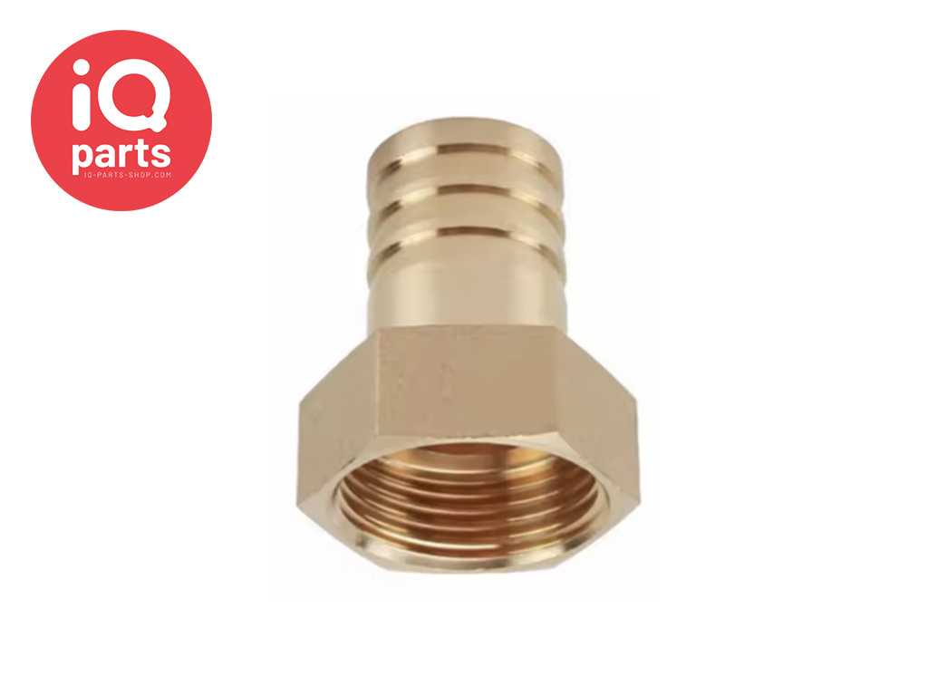 IQ-Parts Slangpilaar | Opschroef BSP | Recht | Messing