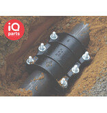 Melcher + Frenzen Isiflo - Repair clamp | Type 101 & 112 | cast iron | EPDM | Galvanized bolts