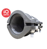 Melcher + Frenzen Isiflo - Repair clamp | Type 101 & 112 | cast iron | EPDM | Galvanized bolts