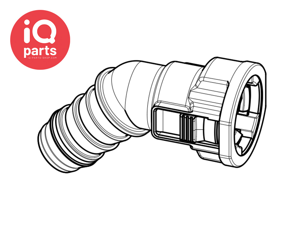 NORMAQUICK® S Quick Connector 45° NW5/8" - 16 mm