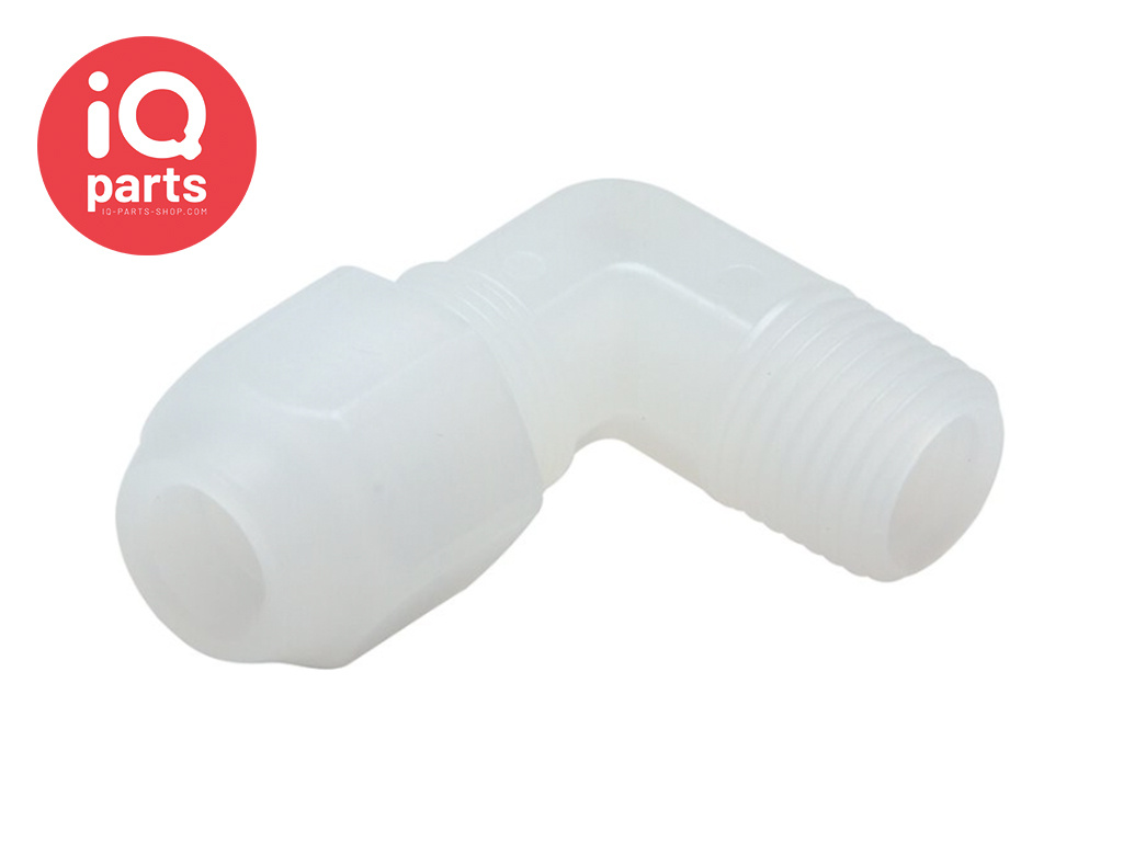 Elbow Coupling | Male Thread | PVDF | Conical (R)