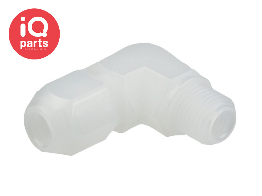 Sang-A Elbow Coupling | Male Thread | PVDF | Cylindrical (G)