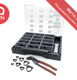HCL Herbie Clip assortment box | Plastic Hose Clamp | 5,4 - 29,9 mm | 489 parts (No longer available)