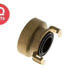 IQ-Parts IQ-Parts Garden hose quick coupling | 40 mm | female thread | brass