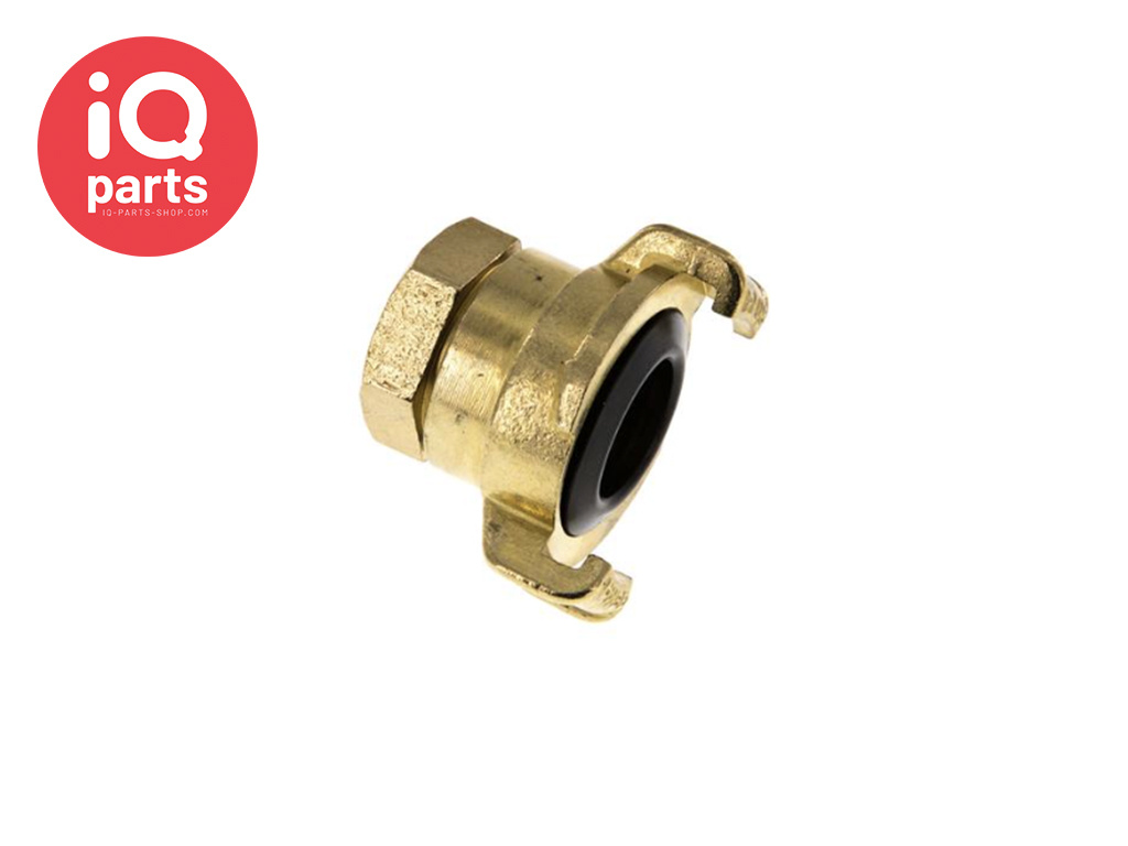 Garden hose quick coupling | 40 mm | female thread | Rotatable | brass