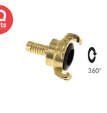 IQ-Parts IQ-Parts Tuinslang-snelkoppeling | 40 mm | Slangtule | Draaibaar | messing