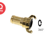 IQ-Parts IQ-Parts Tuinslang-snelkoppeling | 40 mm | Slangtule | Draaibaar | messing