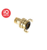 IQ-Parts IQ-Parts Tuinslang-veiligheidssnelkoppeling | 40 mm | buitendraad | messing