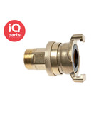 IQ-Parts IQ-Parts Tuinslang-veiligheidssnelkoppeling | 40 mm | buitendraad | messing