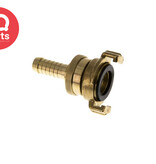 IQ-Parts IQ-Parts Safety Garden hose quick coupling | 40 mm | hose barb | brass
