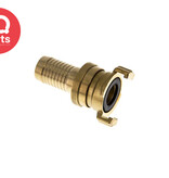 IQ-Parts IQ-Parts Safety Garden hose quick coupling | 40 mm | hose barb | brass